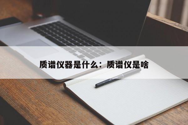 质谱仪器是什么：质谱仪是啥